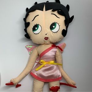 Vintage 2004 PINK CUPID BETTY BOOP
Collectible 16" Large Plush Toy Doll King